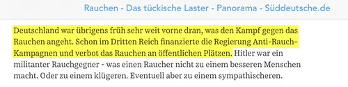 Mein liebster Hitler-Vergleich • <a style="font-size:0.8em;" href="http://www.flickr.com/photos/77921292@N07/15677376454/" target="_blank">View on Flickr</a>