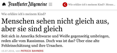 Was Sie Ihrem Kind besser nicht erklären sollten: „Menschen ... sind gleich“ • <a style="font-size:0.8em;" href="http://www.flickr.com/photos/77921292@N07/28633150865/" target="_blank">View on Flickr</a>